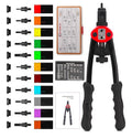 Rivet Nut Tool Kit — 12" Gun, 11 Mandrels & 100 Rivet Nuts