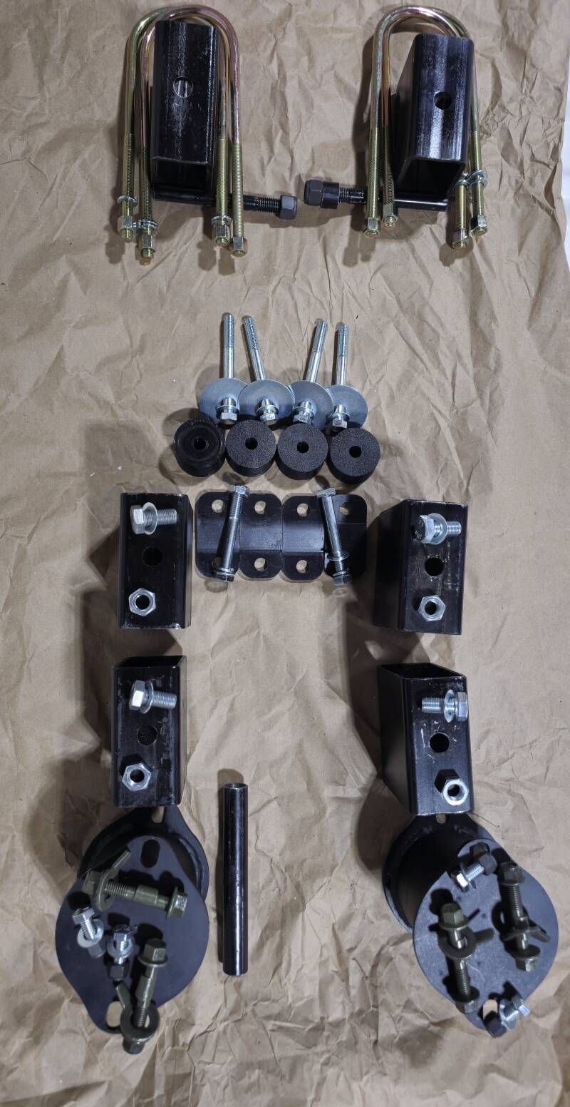 Mitsubishi U62T 4" Lift Kit + Extended Shocks Combo
