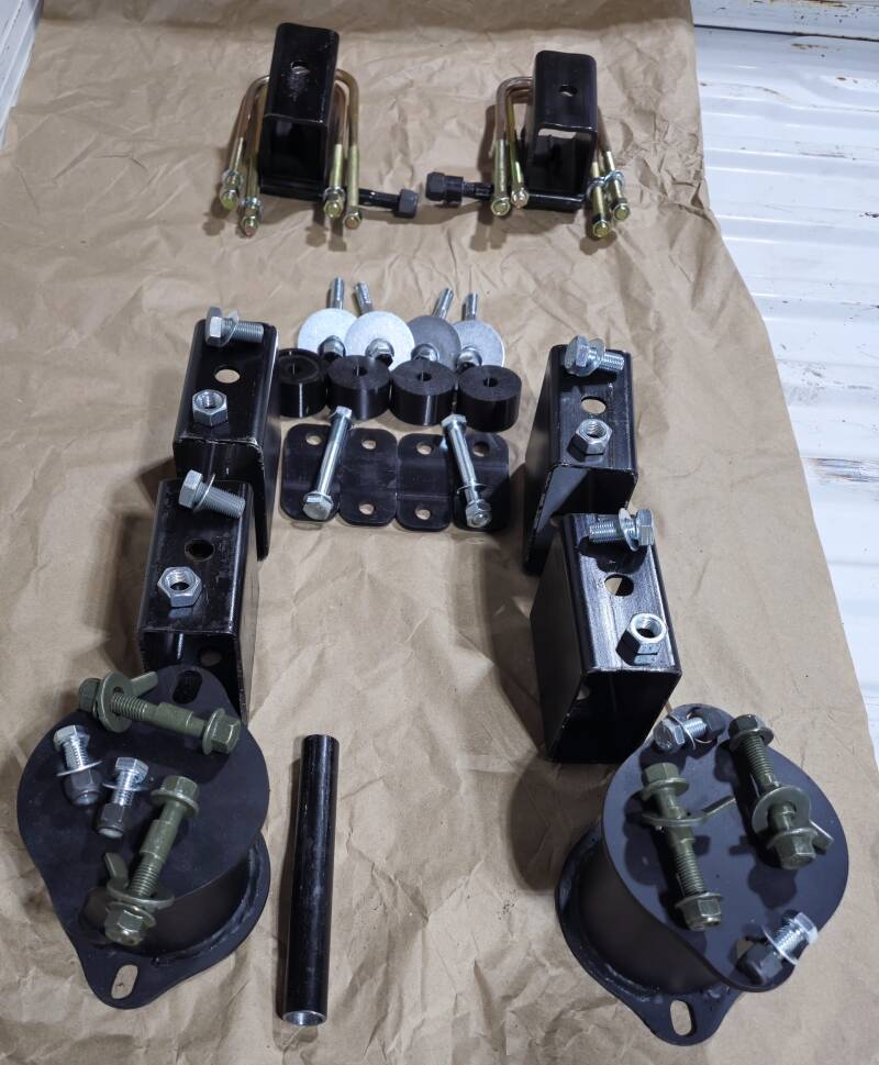 Mitsubishi U62T 4" Lift Kit + Extended Shocks Combo