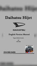 Daihatsu Hijet S83P/S110P Service Manual