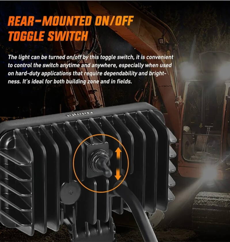 Headache rack work light