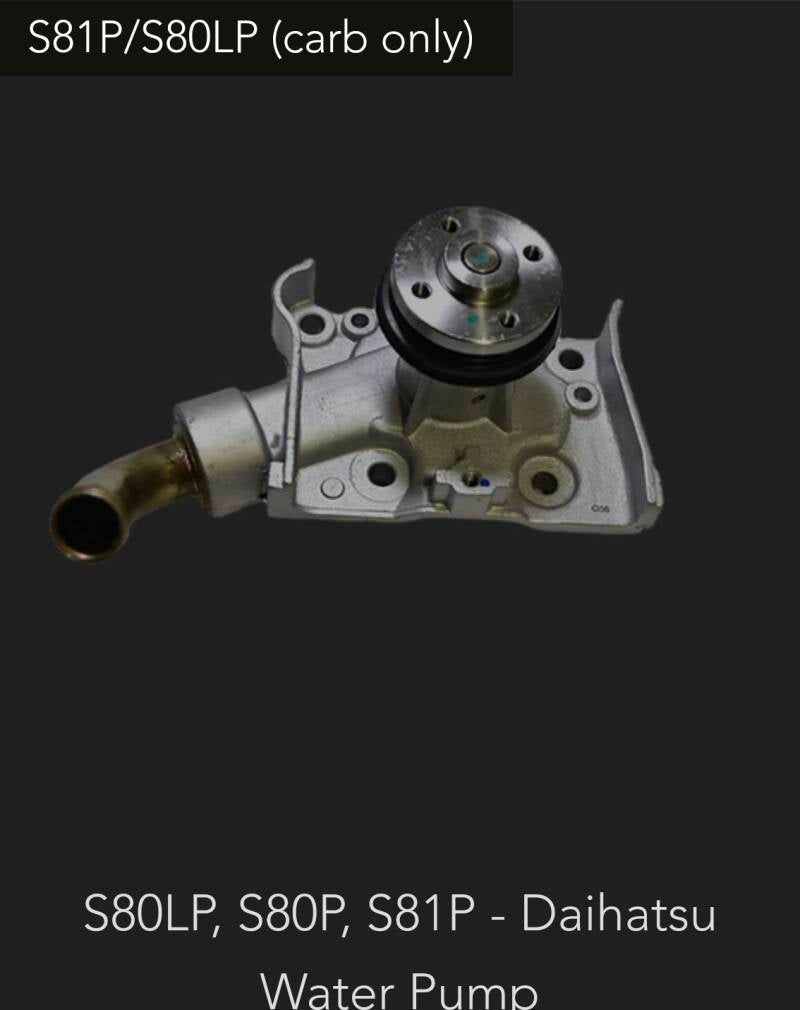 Daihatsu Water Pump (Carb Only)