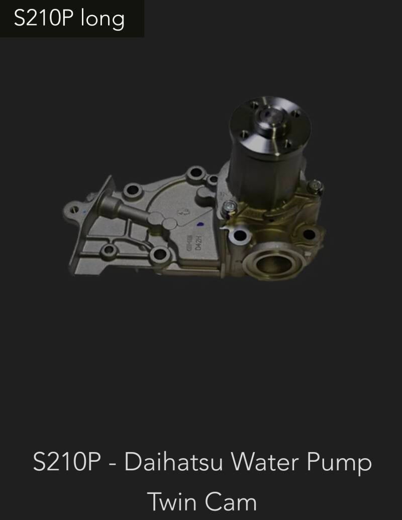 Daihatsu S210P water pump Long