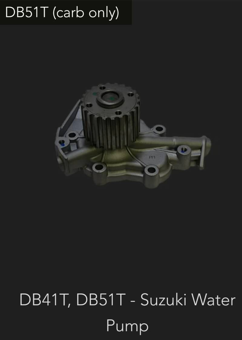 Suzuki DB41/DB51 water pump