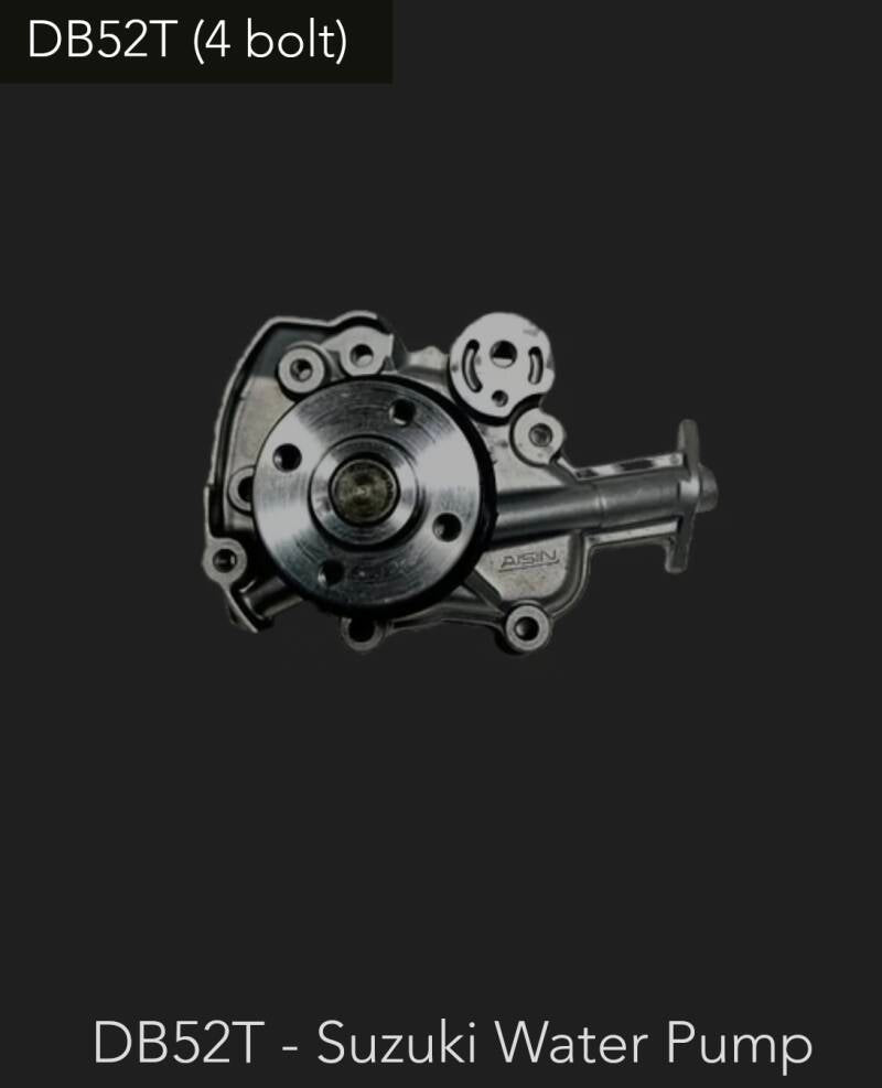 Suzuki DB52 water pump 4 bolt