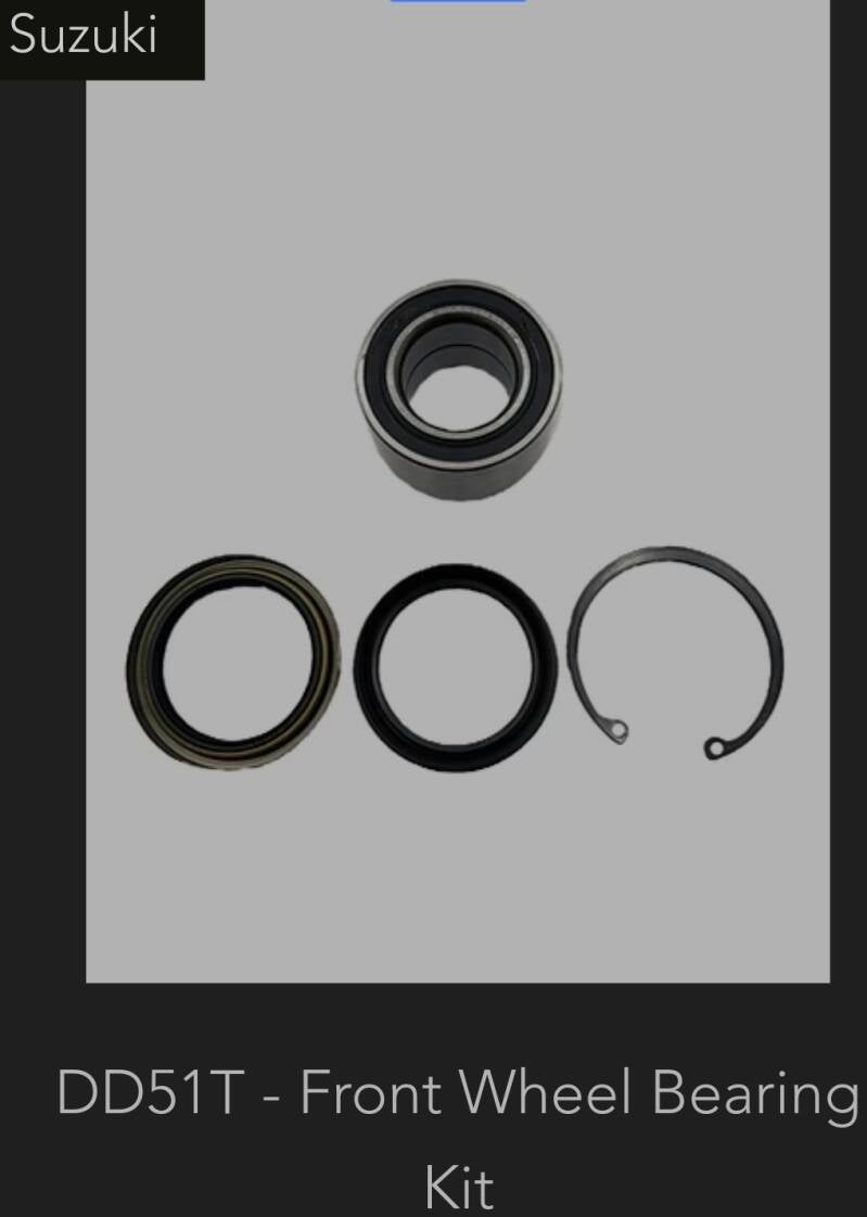 Suzuki front wheel bearing kit