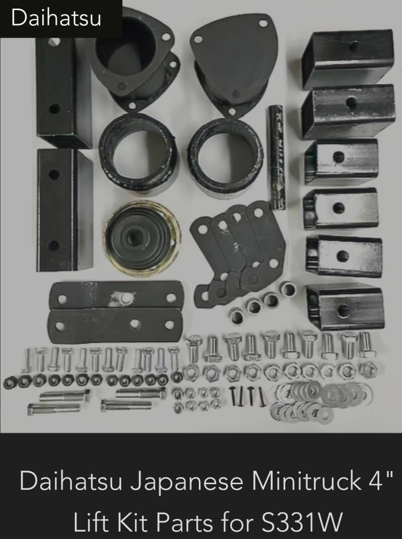 Daihatsu S331W 4" lift