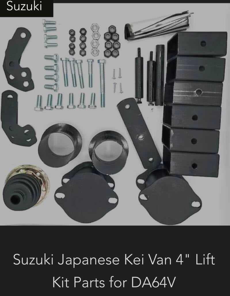 Suzuki DA64 Van 4" lift kit