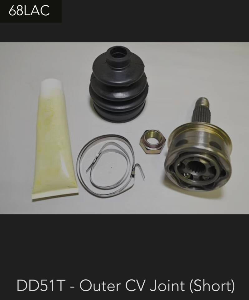 Suzuki DD51T outer CV joint (Short)