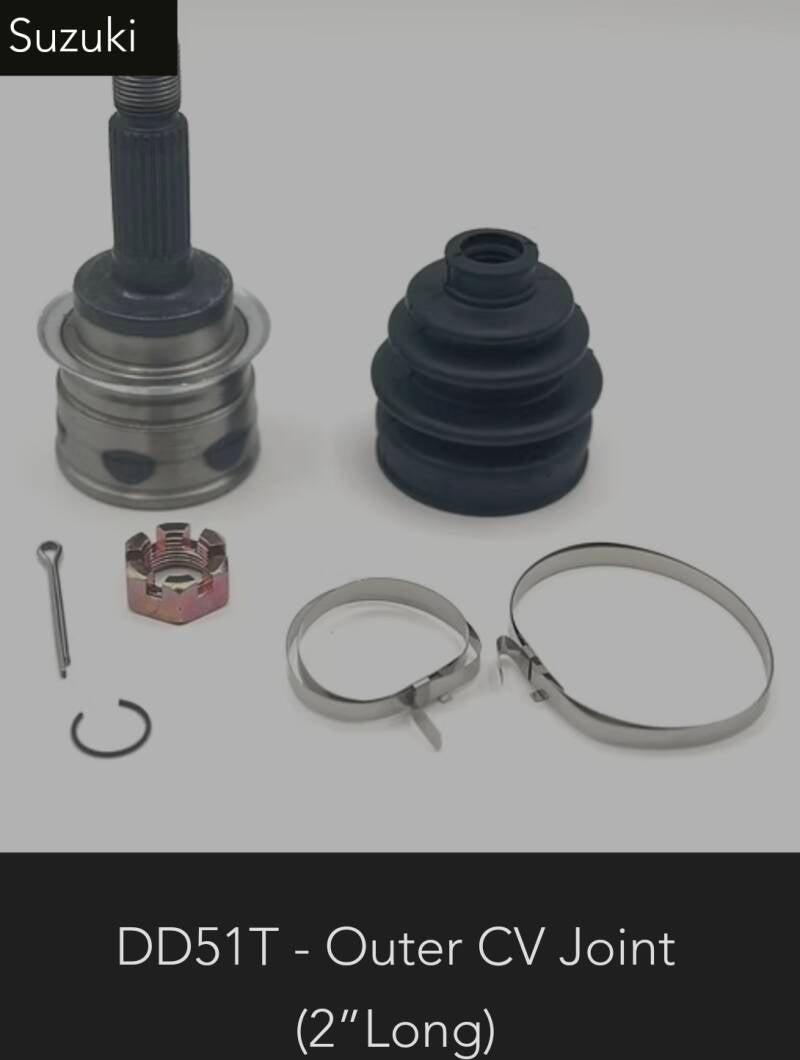 Suzuki DD51 outer CV joint (2" LONG)