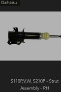 Daihatsu S110P/S210P Strut Assembly — RH