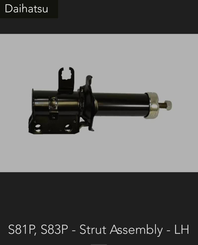 Daihatsu S81/S83 Strut Assembly — LH