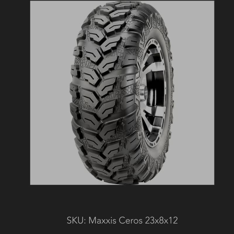 Maxxis Ceros Tires (Set of 4)