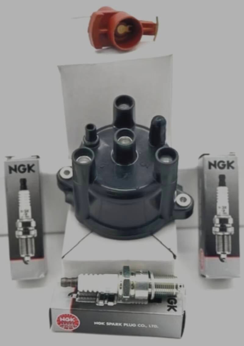 Daihatsu S110 Cap & Rotor Kit — Single Vent, OEM Mark #029120-341 (Carb Only)