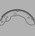Suzuki Rear Brake Shoes